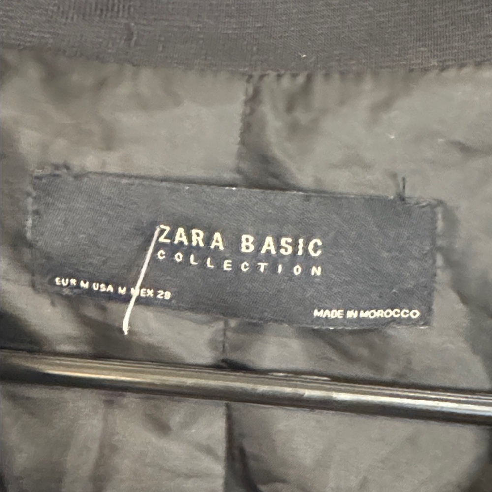 Zara Basic Collection Black Cropped Jacket - image 5